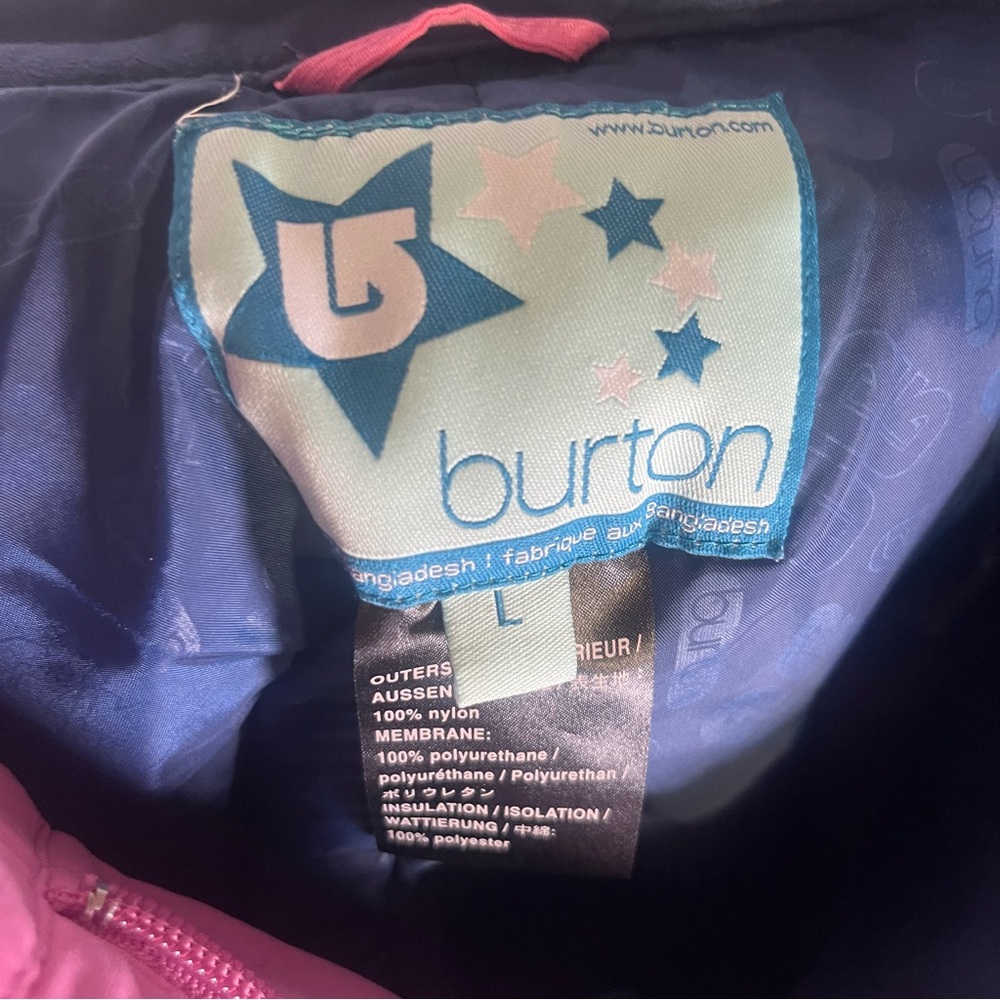Burton Youth Ski/Snowboard/Snow Pants Pink Size Large - Picture 2 of 12